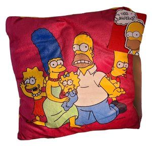 Universal Studios The Simpsons Silly Group Family 10" Pillow New with Tags